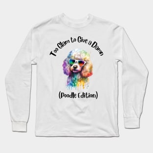 Rainbow Poodle Long Sleeve T-Shirt